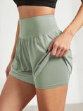 Load image into Gallery viewer, Mesh Panel Yoga Shorts - Personal Hour for Yoga and Meditations 
