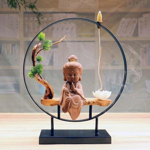 Open image in slideshow, Zen Room Ideas - Little Zen Incense Burner - Personal Hour for Yoga and Meditations 
