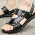 Load image into Gallery viewer, Leather Yoga Sandals for Men - Zen Footwear - Personal Hour 
