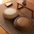 Load image into Gallery viewer, Meditation Cushion - Premium Rattan Weaving Straw Weaving Japanese Tatami Cushion - Personal Hour for Yoga and Meditations 
