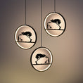 Load image into Gallery viewer, Zen Decor Ideas -Creative deer chandelier Nordic modern chandelier - Personal Hour for Yoga and Meditations 
