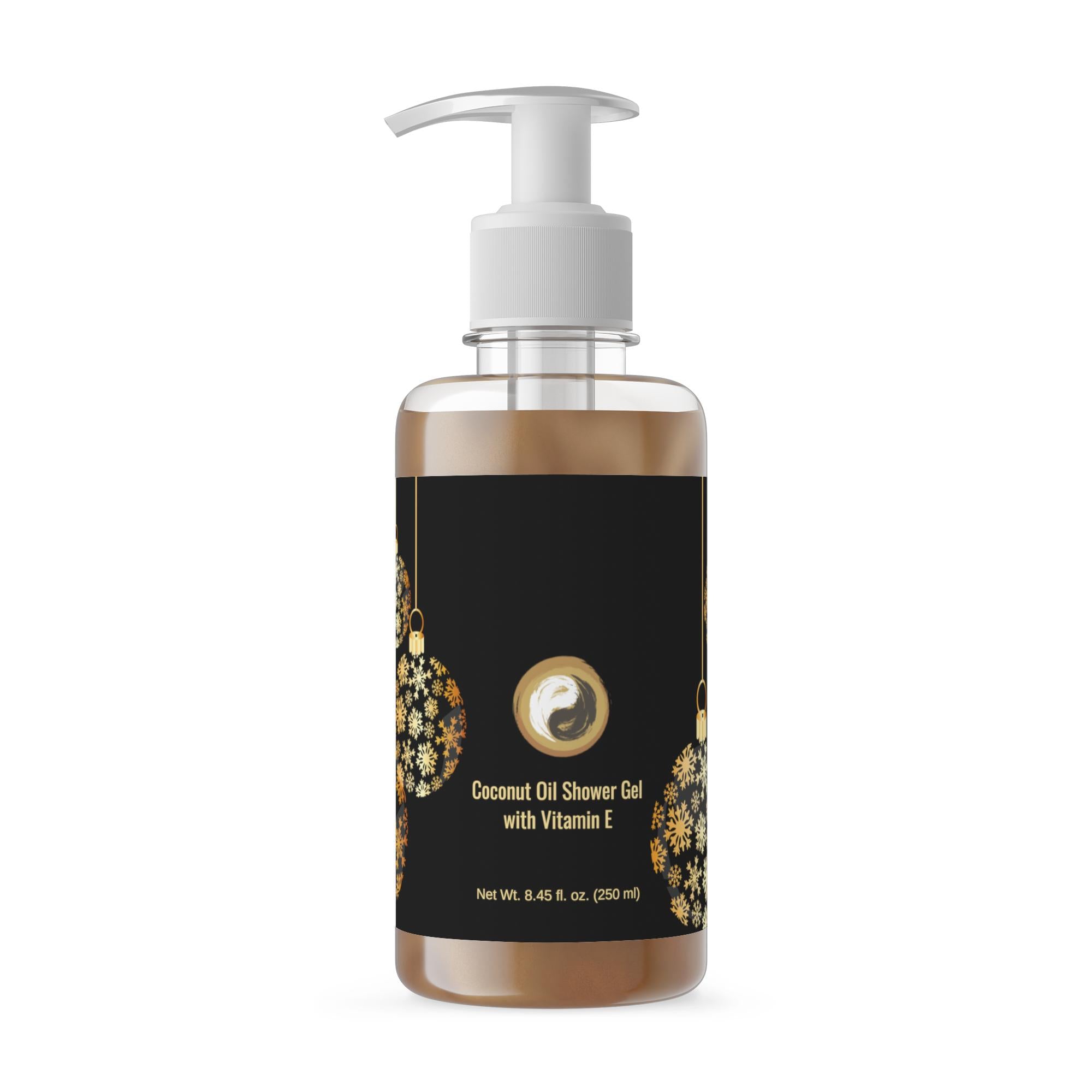Coconut Oil Shower Gel with Vitamin E 250 ml - Personal Hour for Yoga and Meditations 