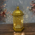 Load image into Gallery viewer, Vintage Wrought Iron Hollow Moroccan Style Decorative Lamp - Personal Hour for Yoga and Meditations 
