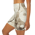 Load image into Gallery viewer, High Waisted Yoga Shorts - Yin Yang Style - Personal Hour for Yoga and Meditations 
