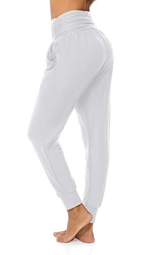 Meditation Pants -  Womens Yoga Sweatpants Loose Workout Joggers - Personal Hour for Yoga and Meditations 