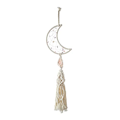 Zen Decor Ideas- Wall Hanging Decor - Moon with Stones Yoga and Meditation Products - Personal Hour