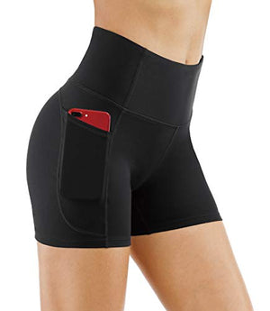 Open image in slideshow, High Waist Yoga Shorts With Tummy Control - Personal Hour for Yoga and Meditations 
