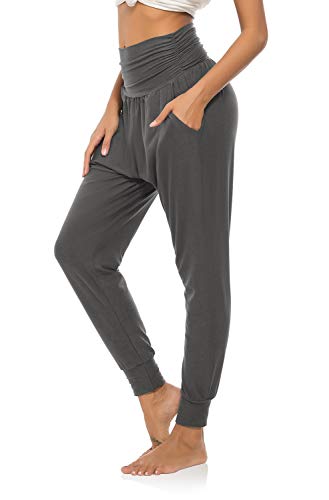 Meditation Pants -  Womens Yoga Sweatpants Loose Workout Joggers - Personal Hour for Yoga and Meditations 