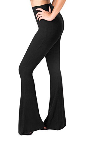 Open image in slideshow, Yoga High Waisted Flare Palazzo Wide Leg Pants - Personal Hour for Yoga and Meditations 
