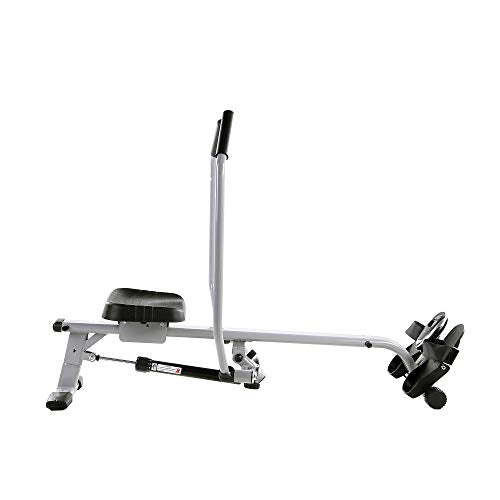 Squats - Full Motion Rowing Machine Rower - 350 lb Weight Capacity and LCD Monitor - Row-N-Ride Trainer - Personal Hour for Yoga and Meditations 