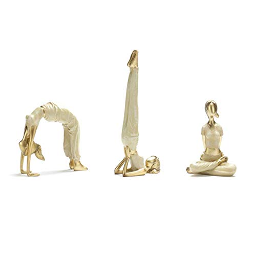 Meditation Gift - Yoga Decor - Art Abstract Yoga Figurine Statue, Home Decorative Girl Yoga Sculpture - Personal Hour for Yoga and Meditations 