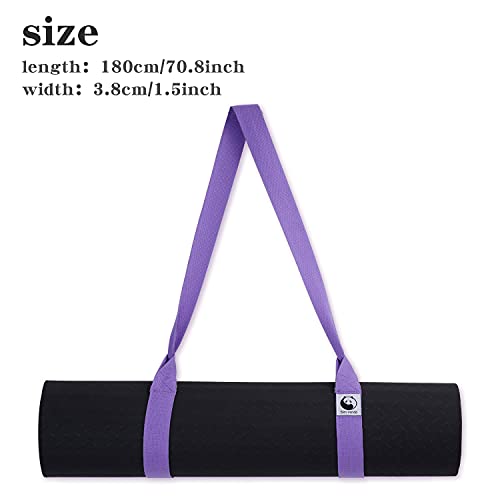 Slim Yoga Mat Straps - Personal Hour for Yoga and Meditations 