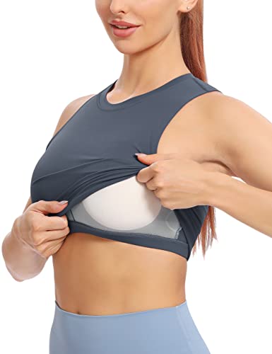 Natural Feelings Yoga and Pilates Bras for Women Removable Padded - Yoga Tank Tops - Personal Hour for Yoga and Meditations 