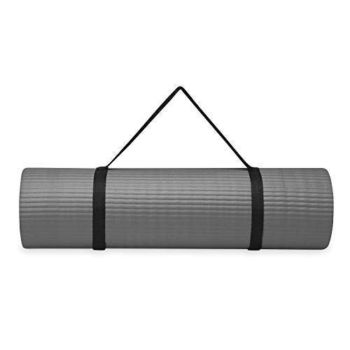 Thick Yoga Mat Fitness and Exercise Mat - Lightweight PVC - Personal Hour 