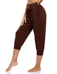 Load image into Gallery viewer, Yoga Pants Capri Loose Workout Sweatpants - Personal Hour for Yoga and Meditations 
