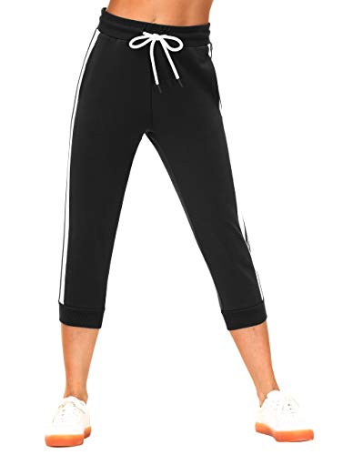 Zen and Yoga Loose Capri Sweatpants for Women - Personal Hour for Yoga and Meditations 