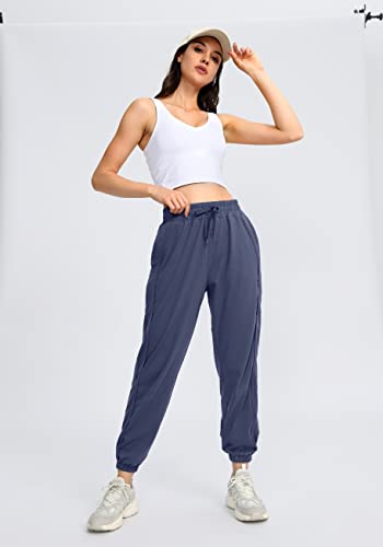 Women's Loose Yoga High Waisted Pants with Pockets - Personal Hour for Yoga and Meditations 