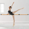 Load image into Gallery viewer, Wall Mounted Traditional Solid Wood Ballet Barre System - Ballet and Pilates - Personal Hour for Yoga and Meditations 
