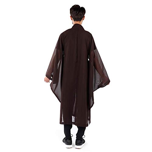 Zen Robe Hemp Yarn Fabric Buddhist Robe for Meditation Gown Monk - Personal Hour for Yoga and Meditations 