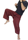 Load image into Gallery viewer, Zen Trousers - Pants Men Yoga Martial Arts Free Size - Personal Hour for Yoga and Meditations 
