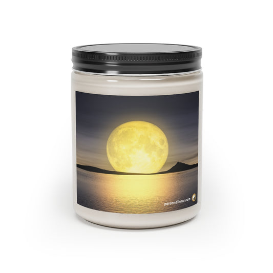 Full moon - Scented Candle, 9oz - Personal Hour for Yoga and Meditations