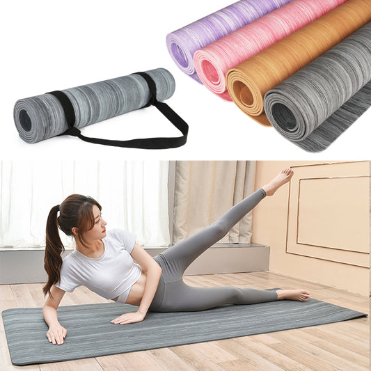 Luxury wood grain yoga mat - Personal Hour for Yoga and Meditations 