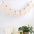 Load image into Gallery viewer, Boho Style Tassel Woven Small Flag Home Wall Decoration Living Room Wall Decoration Bedroom Wall Hanging - Personal Hour for Yoga and Meditations 
