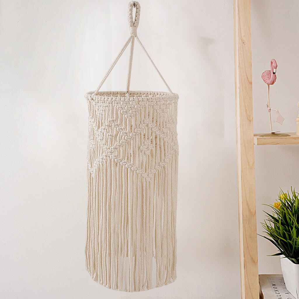 Creative Zen Decor - Macrame Chandelier Shade Hanging Light Shade - Personal Hour for Yoga and Meditations 