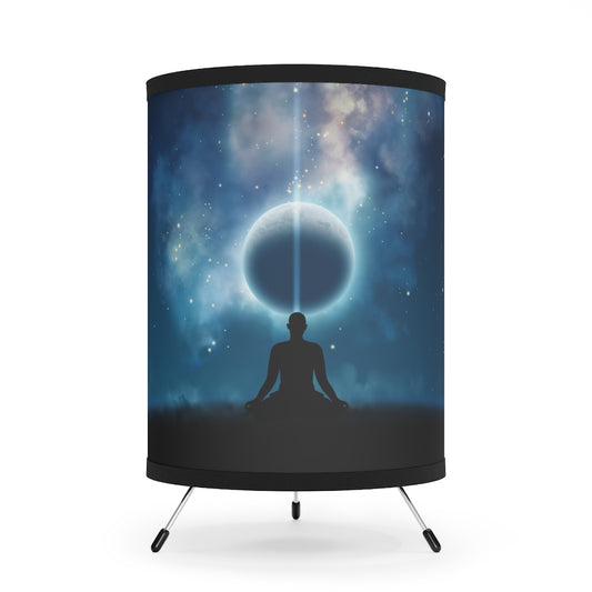 Full Moon Meditation Lamp with High-Res Printed Shade, US\CA plug - Personal Hour for Yoga and Meditations 