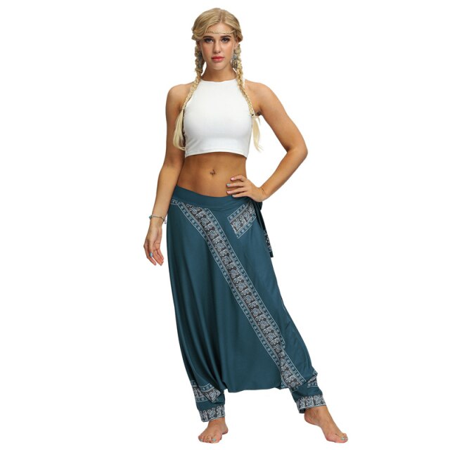 Women Casual Loose Yoga Pants Trousers - Personal Hour for Yoga and Meditations 