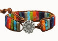 Load image into Gallery viewer, Stone Accessories - Multicolor Chakra Bracelet - Personal Hour for Yoga and Meditations 
