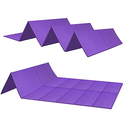 Eva Yoga Mat High Density Premium Foldable Yoga Mat - Personal Hour for Yoga and Meditations 