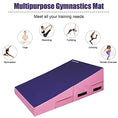 Load image into Gallery viewer, Incline Gymnastics Mat - Tumbling Mats-Folding Gymnastics - Gym Fitness Tumbling Skill Shape Mat for Kids - Personal Hour for Yoga and Meditations 
