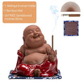 Load image into Gallery viewer, Yoga Gift - Handmade Incense Stick Holder with 30 Sandalwood Incense Sticks and a Mat - Personal Hour for Yoga and Meditations 

