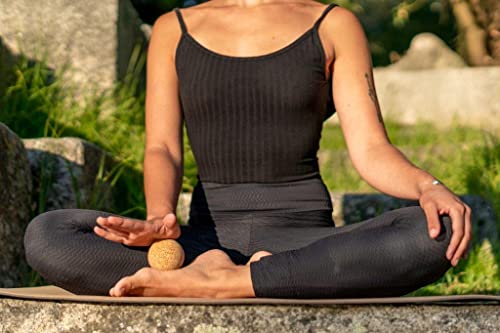 Cork Yoga Massage Ball - Cork Yoga Sphere - Personal Hour for Yoga and Meditations 