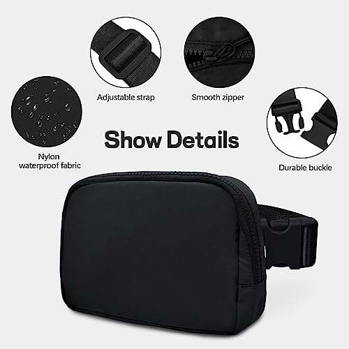 Waterproof Crossbody Belt Bag for Women Fashion Waist Packs with Adjustable Strap for Sport - Personal Hour for Yoga and Meditations