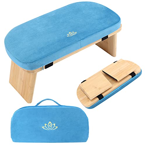 Yoga Meditation Portable Bench - Meditation Cushion - Personal Hour for Yoga and Meditations 
