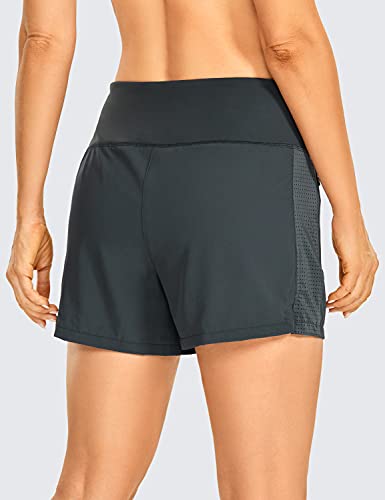 Yoga High Waist Shorts with Zip Pocket - Personal Hour for Yoga and Meditations 
