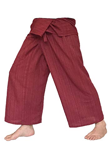 Zen Trousers - Pants Men Yoga Martial Arts Free Size - Personal Hour for Yoga and Meditations 