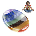 Load image into Gallery viewer, Chestea Worry Stones - Rainbow Crystals - Personal Hour for Yoga and Meditations 
