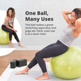 Load image into Gallery viewer, Yoga Ball for Working Out, Balance and Stability - Personal Hour for Yoga and Meditations 
