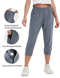 Load image into Gallery viewer, Running Workout Jogging Yoga Capri Sweatpants Athletic Lounge Activewear - Personal Hour for Yoga and Meditations 
