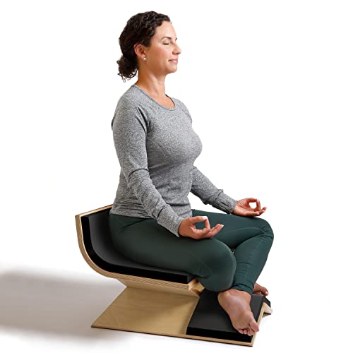 Himalaya Meditation Chair with Back and Leg Support - Zen Decor Ideas - Personal Hour for Yoga and Meditations 