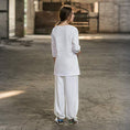 Load image into Gallery viewer, Meditation Clothes- Uniform Kung Fu Clothes- Tai Chi Clothing Exercise Suit with Three-Quarter Sleeves - Personal Hour for Yoga and Meditations 
