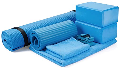 Yoga Set For Beginners - Unisex Adult 7-Piece Yoga Set - Personal Hour for Yoga and Meditations 