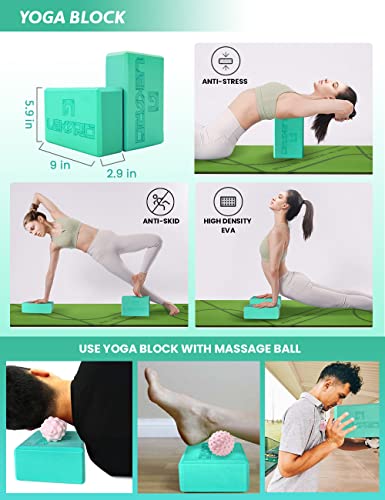 Yoga Starter Kit 15-Piece Yoga Equipment - Yoga Set - Personal Hour for Yoga and Meditations 