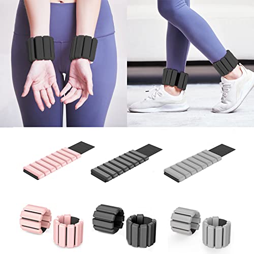 Pilates Weights - Wearable Wrist and Ankle  Weights Set of 2 - Personal Hour for Yoga and Meditations 