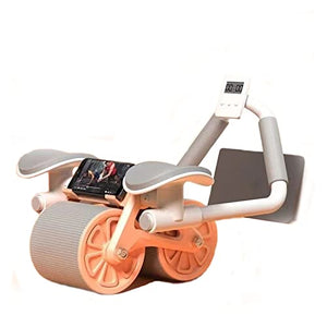 Exercise Roller Wheels Automatic Rebound Belly Wheel Abdominal Wheels - Pilates Wheels - Personal Hour for Yoga and Meditations 