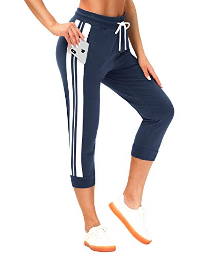 Zen and Yoga Loose Capri Sweatpants for Women - Personal Hour for Yoga and Meditations 