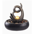 Load image into Gallery viewer, Tabletop Zen Bowl Fountain with LED Light and Pump - Personal Hour for Yoga and Meditations 
